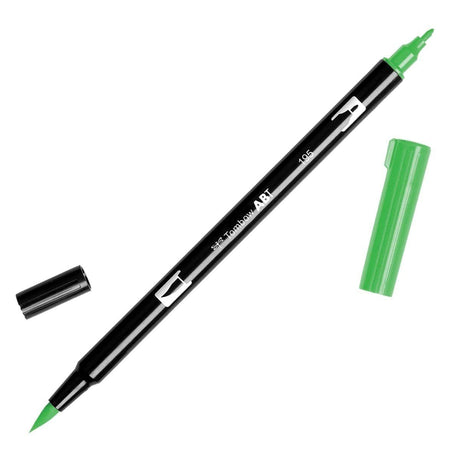 ABT Dual Brush pen - 195 Light green - Ljusgrön penselpenna - Tombow - Tidformera