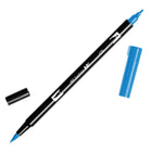 ABT Dual Brush pen - 476 Cyan - Blå penselpenna - Tombow - Tidformera