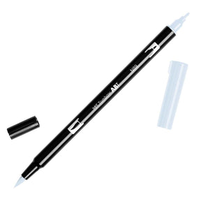 ABT Dual Brush pen - N89 Warm gray 1 - Varm ljusgrå penselpenna - Tombow - Tidformera