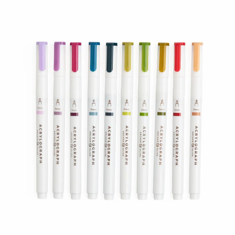 Acrylograph 10 - pack 0,7 - Enchanted Chapters - 1 - Archer & Olive - Tidformera