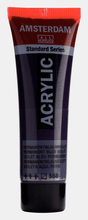 Liten tub med mörklila Amsterdam Akrylfärg 20 ml 568 Permanent Blue Violet från Royal Talens - Tidformera