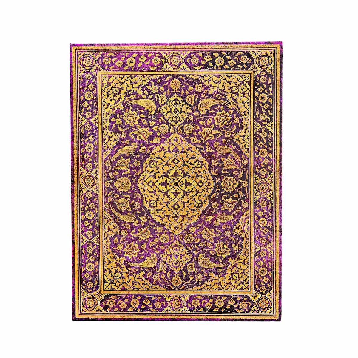 Anteckningsbok The Orchard - Ultra Linjerad från Paperblanks. Lila bok med guldfärgat mönster. - Tidformera