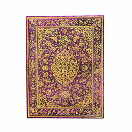 Anteckningsbok The Orchard - Ultra Linjerad från Paperblanks. Lila bok med guldfärgat mönster. - Tidformera