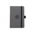 Anteckningsbok Wildlife Dotted A6 Grey Elephant från Dingbats* - Grå anteckningsbok i litet format. Boken har svart gummiband för stängning samt pennhållare.
 - Tidformera