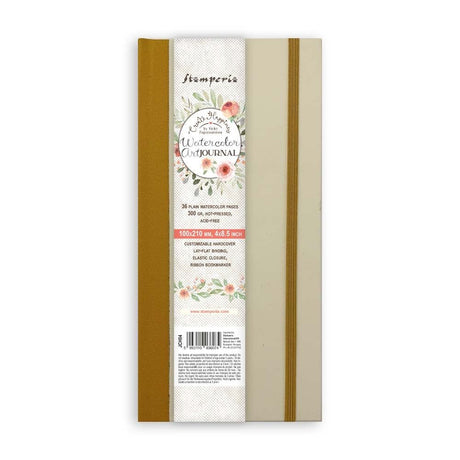 Art Journal - Watercolour 100 x 210 - 1 - Stamperia - Tidformera