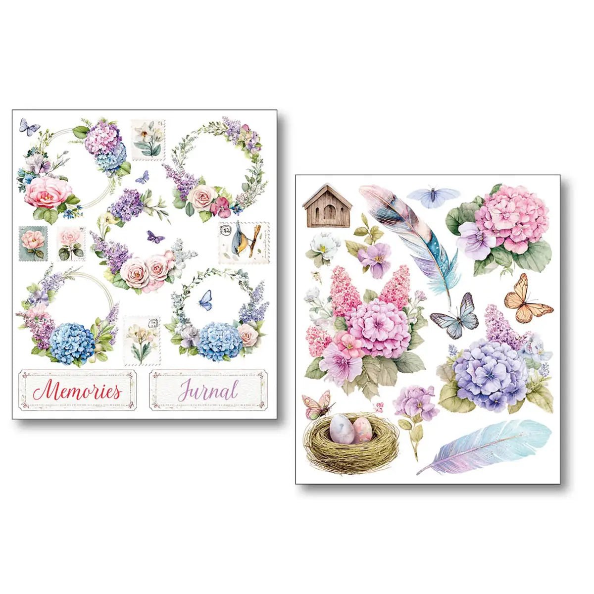 Art stickers 14 x 12 10 - pack - Daydreams - 6 - Ciao Bella - Tidformera