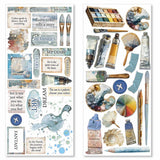 Art stickers 5 - pack - An artist journey - 3 - Ciao Bella - Tidformera