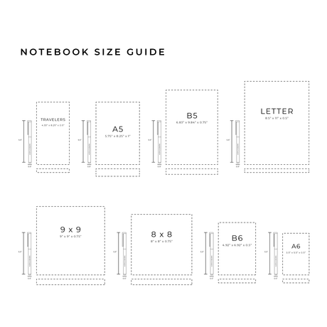 Attic Treasures Heirloom Notebook - Letter Size - Olinjerad - 7 - Archer & Olive - Tidformera