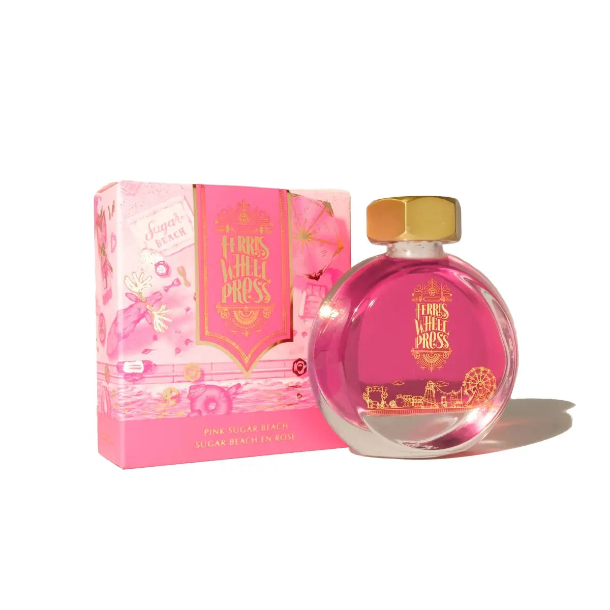 Bläckflaska 38 ml - Pink Sugar Beach - 1 - Ferris Wheel Press - Tidformera