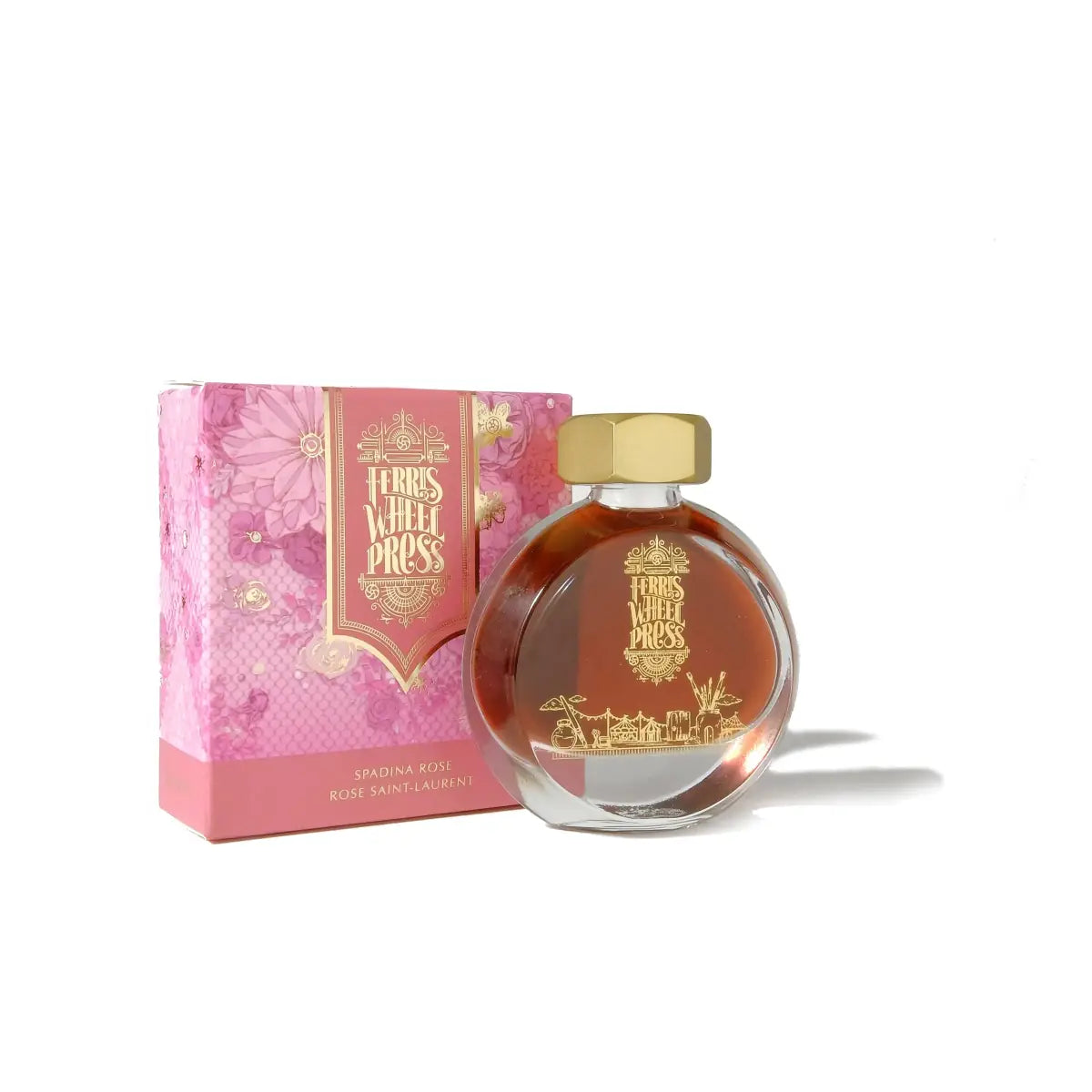Bläckflaska 38 ml - Spadina Rose - 1 - Ferris Wheel Press - Tidformera