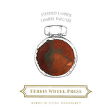 Bläckflaska 38 ml - Steeped Umber - Brun bläck från Ferris Wheel Press - Tidformera