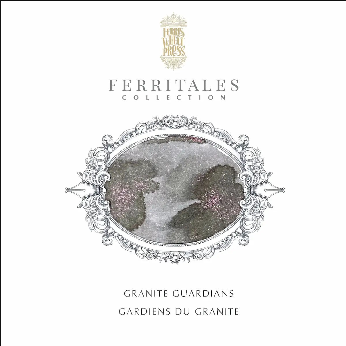 Bläckflaska FerriTales 20 ml - Bestiary Collection - Granite Guardians - 2 - Ferris Wheel Press - Tidformera