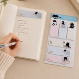 Bookmark Sticky Notes - Mocha cat - 6 designer - 3 - Moonaries illo - Tidformera