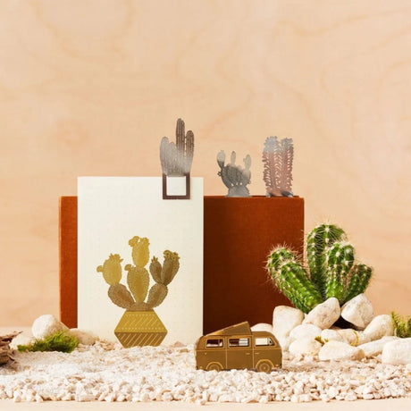 Bookmarks Page Markers - Cactus - 2 - Another Studio UK - Tidformera