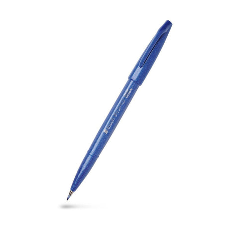 Brush Sign Pen - Blue från Pentel - Blå penselpenna - Tidformera