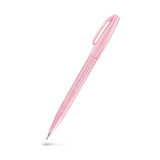 Brush Sign Pen - Pale Pink från Pentel - Rosa penselpenna - Tidformera