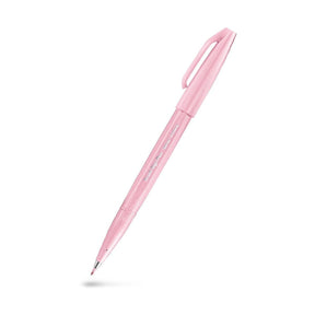 Brush Sign Pen - Pale Pink från Pentel - Rosa penselpenna - Tidformera