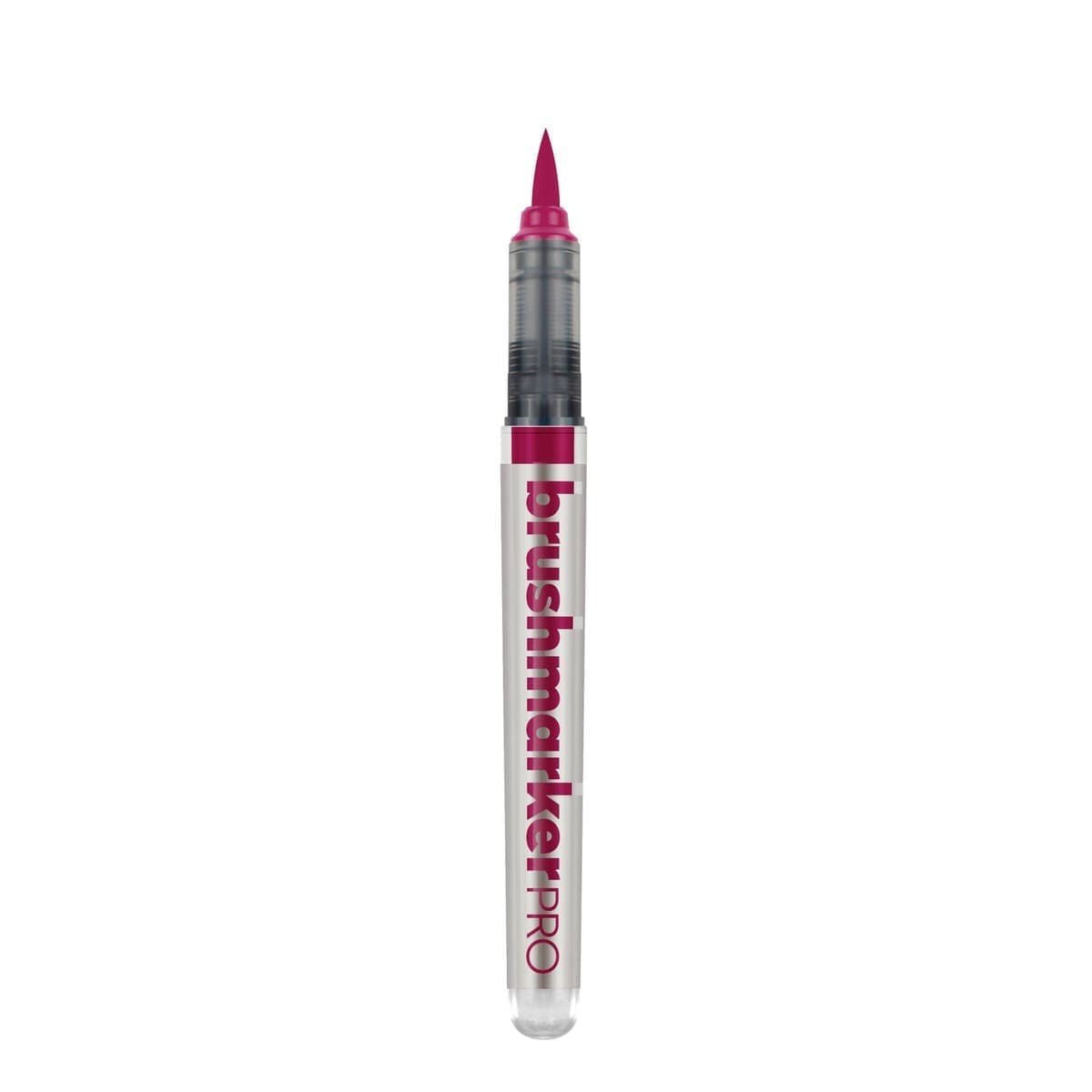 Brushmarker PRO - Lipstick Red 181 från Karin - Röd penselpenna utan lock - Tidformera