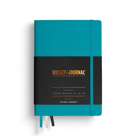Årets färg på Bullet Journal Edition2 - Turquoise25. Tidformera