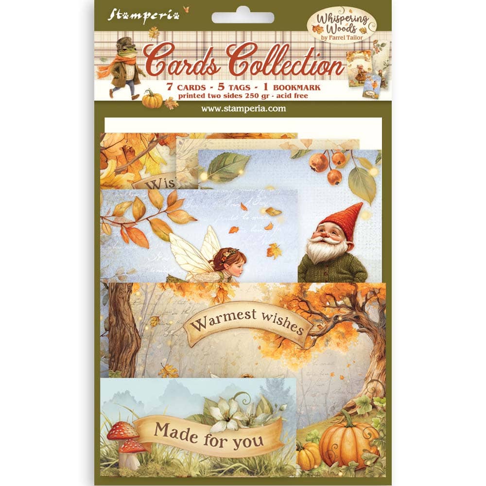 Cards Collection - Whispering Woods - 1 - Stamperia - Tidformera