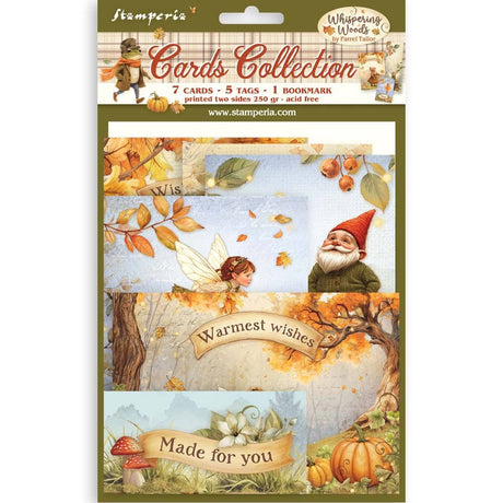 Cards Collection - Whispering Woods - 1 - Stamperia - Tidformera