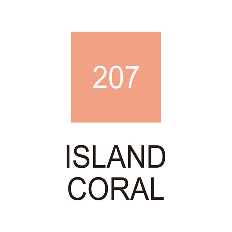 Clean color dot pen - Island Coral 207 - 2 - ZIG Kuretake - Tidformera