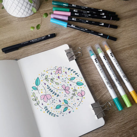 Clean color dot pen - Kiwi 402 - 3 - ZIG Kuretake - Tidformera