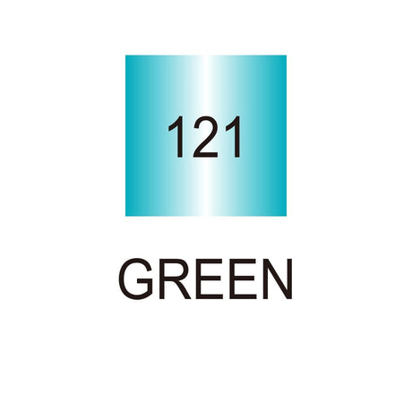 Clean color dot pen Metallic - Green 121 - 2 - ZIG Kuretake - Tidformera