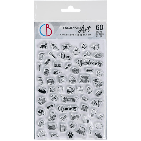 Clear stamps - BuJo Everyday - 1 - Ciao Bella - Tidformera