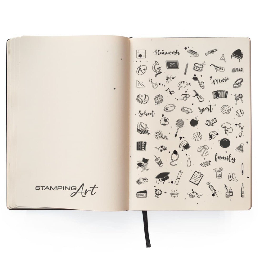 Clear stamps - BuJo Family - 2 - Ciao Bella - Tidformera