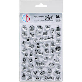 Clear stamps - BuJo Preschool - 1 - Ciao Bella - Tidformera