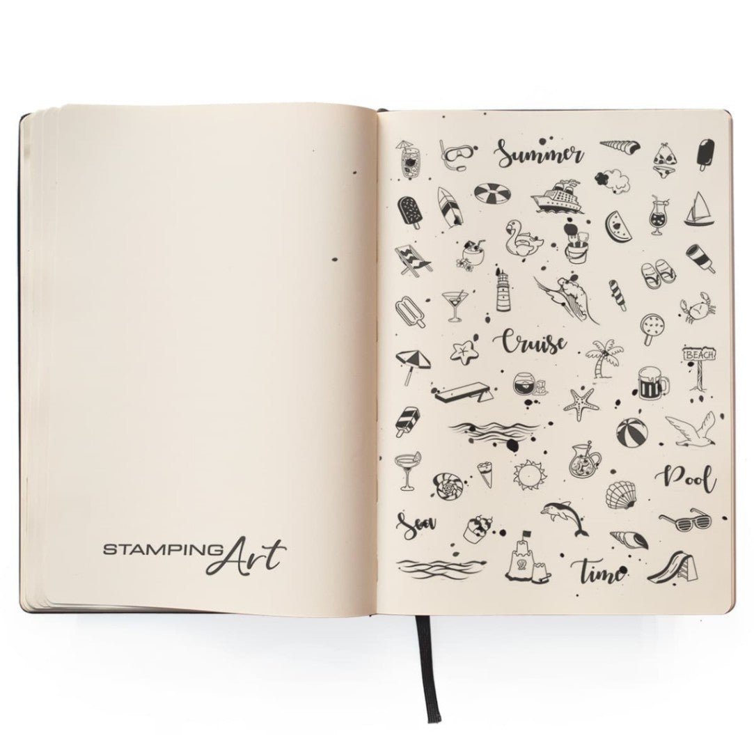 Clear stamps - BuJo Summer - 2 - Ciao Bella - Tidformera
