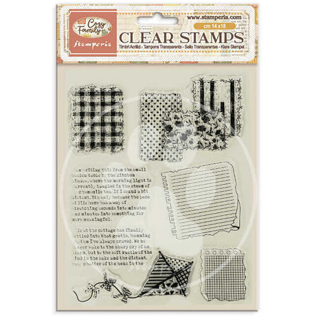 Clear stamps Cozy Family - 2 - Stamperia - Tidformera