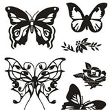 Clear stamps Fjärilar - 3 - Creotime - Tidformera