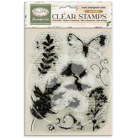 Clear stamps Flowers and Poems - 2 - Stamperia - Tidformera