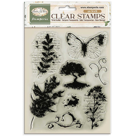 Clear stamps Flowers and Poems - 1 - Stamperia - Tidformera