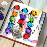 Clear stamps - Journal Dates and Months Stamps - 2 - Elisabeth Craft Design - Tidformera