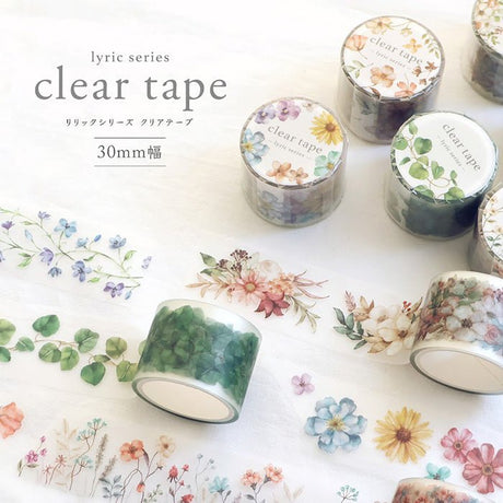 Clear tape Lyric Flower 1 - 3 - Mind Wave - Tidformera