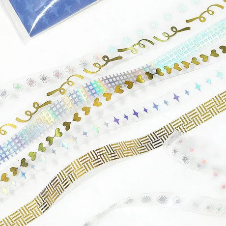Clear tape Pattern 5 mm - 4 - BGM - Tidformera