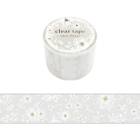 Clear tape Whity flower - 1 - Mind Wave - Tidformera