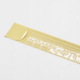 Clip Ruler Brass - Cat Brass - 2 - Midori - Tidformera