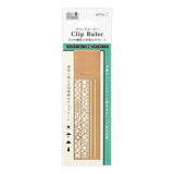 Clip Ruler Brass - Copper - 2 - Midori - Tidformera