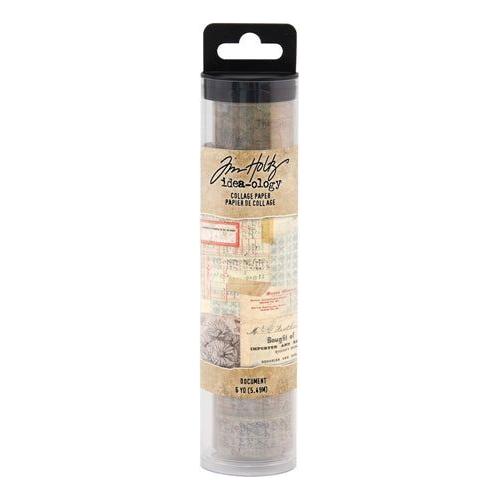 Collage paper - Document - 3 - Tim Holtz - Tidformera