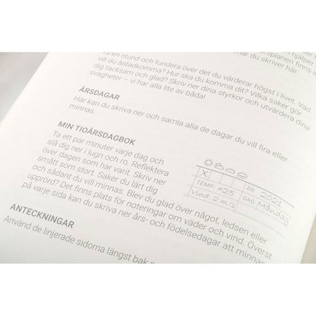 Dagböcker Paperstyle - Black 10 - år - 5 - Paperstyle - Tidformera