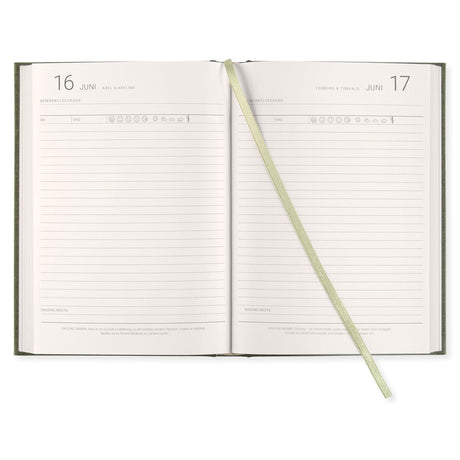 Dagböcker Paperstyle - Khaki Green 1 - år - 2 - Paperstyle - Tidformera