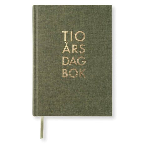 Dagböcker Paperstyle - Khaki Green 10 - år från Paperstyle - Grön dagbok - Tidformera