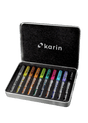 Decobrush - Metallic - 10-pack från Karin. Ask med 10 penselpennor i metallicfärger. - Tidformera