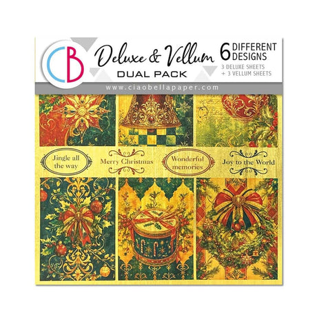 Deluxe & Vellum Dual pack 15 x 15 cm - 6 - pack Toy shop - 1 - Ciao Bella - Tidformera