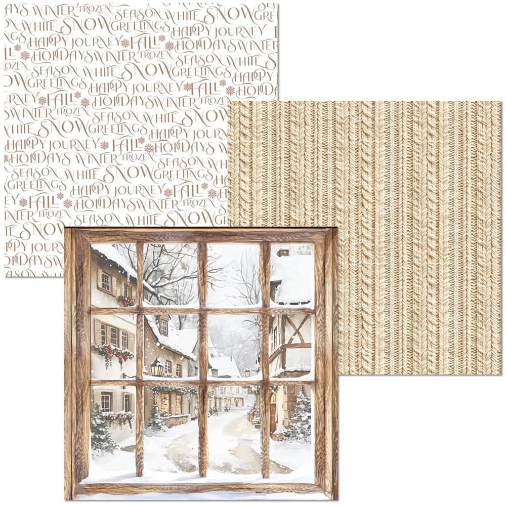 Deluxe & Vellum Dual pack 15 x 15 cm - 6 - pack Winter Season - 2 - Ciao Bella - Tidformera