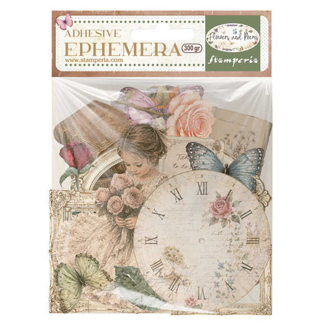 Die cuts - Adhesive - Flowers and Poems - 1 - Stamperia - Tidformera